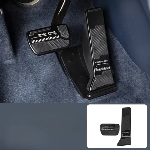 Автомобильный чехол для педалей Zeekr 009 2024-2025, алюминиевая педаль, тормоз, газ, акселератор, клатка, нескользящие подушечки