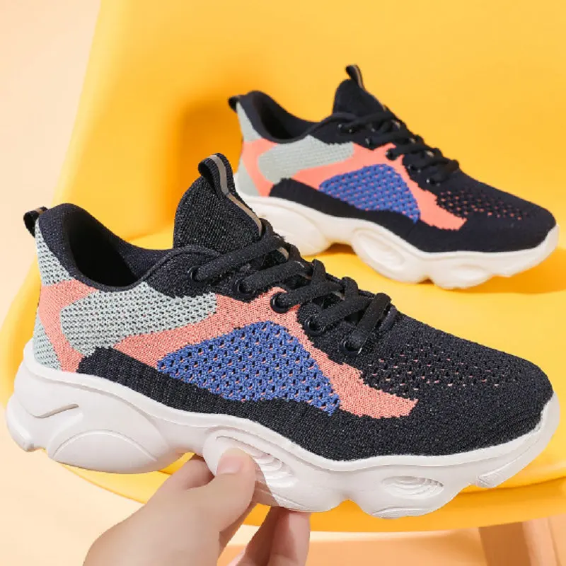 

Couples Outdoor Sports Shoe Breathable Mesh Soft Sole Running Shoes Versatile Casual Tennis sneakers 2022 Top Zapatos De Mujeres