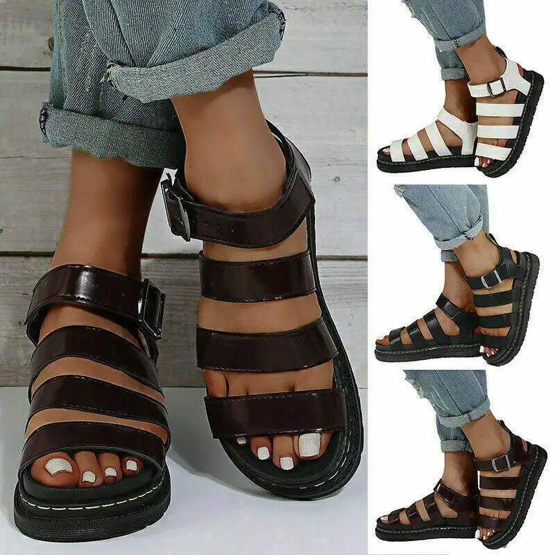 

Women Sandals Flat Open Toe Shoes Women Casual Platform Ladies Lightweight Sandals Gladiator Wedges Women Shoes Plus Size