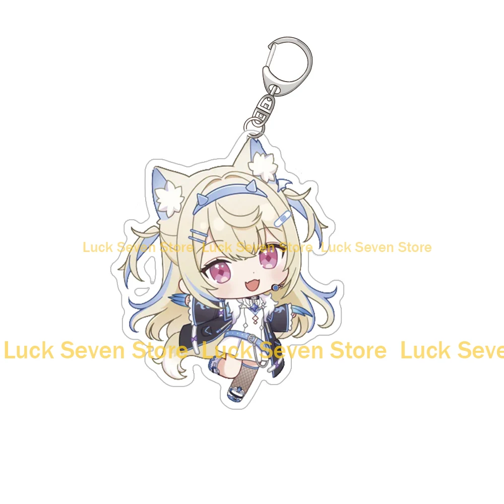 Фото LuckySeven Store Hololive Виртуальная официальная вокальная серия игровой персонаж мини-акриловый брелок Сумка-подвеска Праздничный подарок для мальчиков и девочек №3