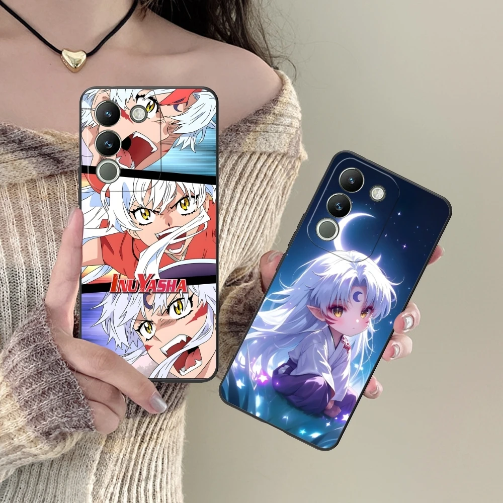 Чехол для мобильного телефона Inuyasha Sesshoumaru VIVO Y95 Y93 Y31 Y20 V19 V17 V15 Pro X60 NEX черный мягкий