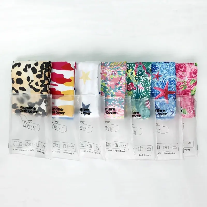 Пляжный чехол с леопардовым принтом для кресла отдыха летняя кровать бассейна