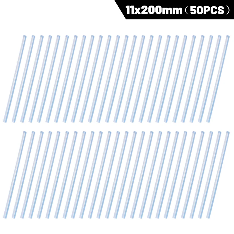 

10 шт./20 шт./50 шт. палочки термоплавкого клея диаметром 11 мм и длиной 200 мм для электрического клеевого пистолета Strong Visco инструменты для самост...