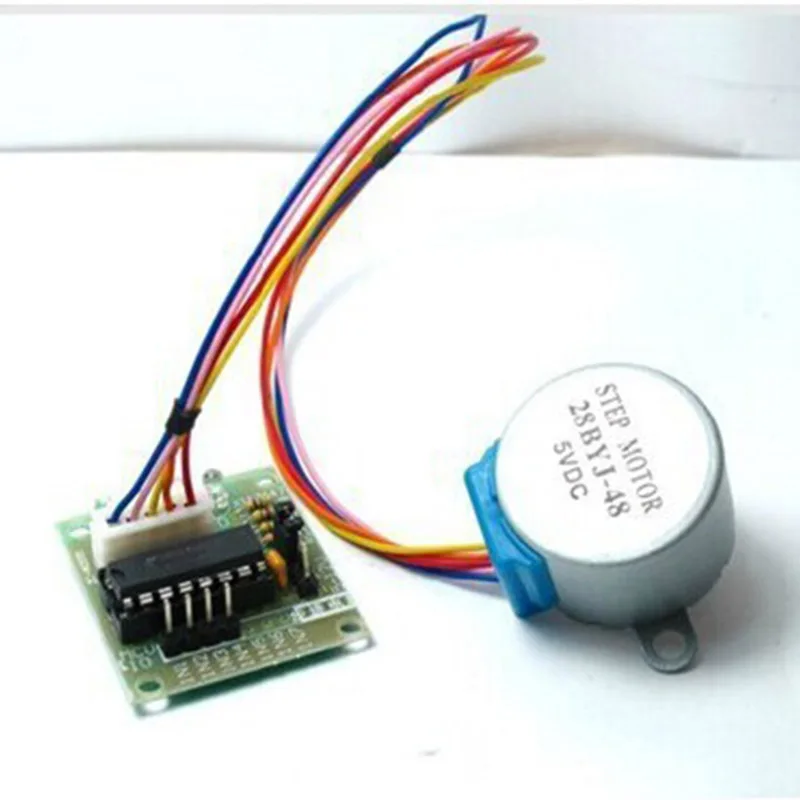 Плата драйвера шагового двигателя ULN2003 + 5 В 4-фазный проводов