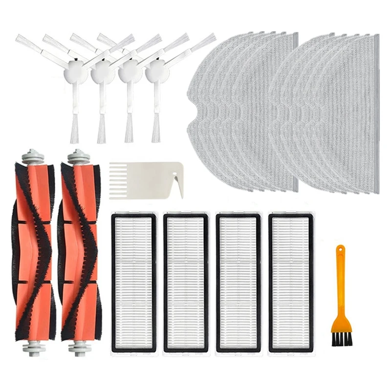 Для Xiaomi 1C Mijia STYTJ01ZHM SKV4093GL Dreame F9 Hepa фильтр основная боковая щетка швабра тканевая