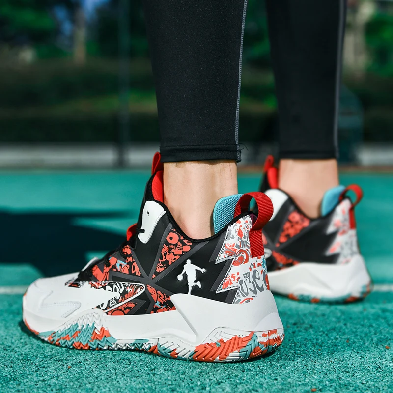 2022 Men Basketball Shoes Unisex Couple Basketball Sports Shoes Summer Breathable High Quality Sneakers for Women