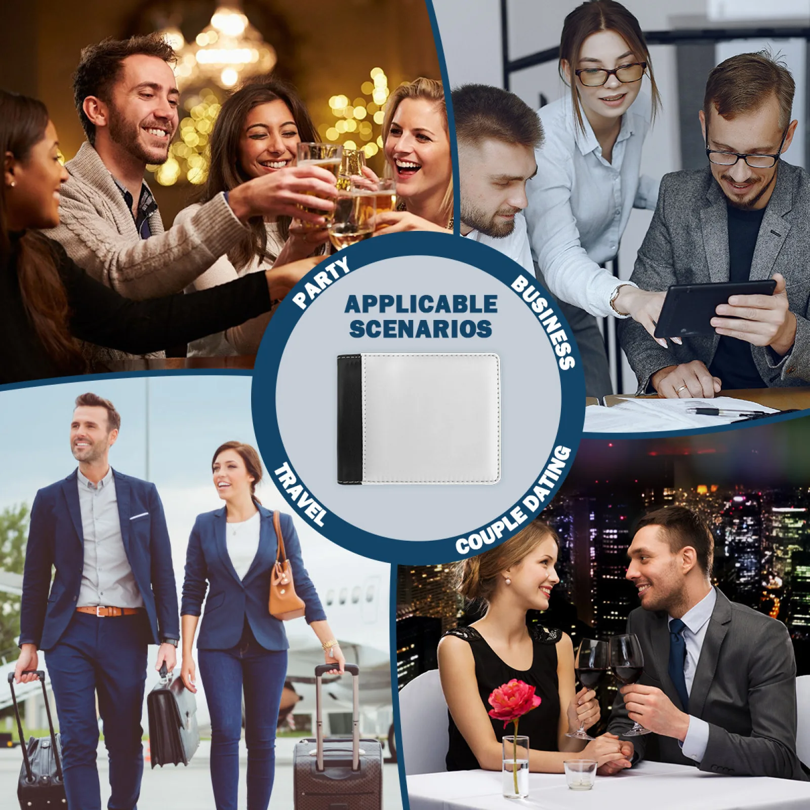 Черный кожаный кошелек Undertale Annoying Dog мужской персонализированный своими руками