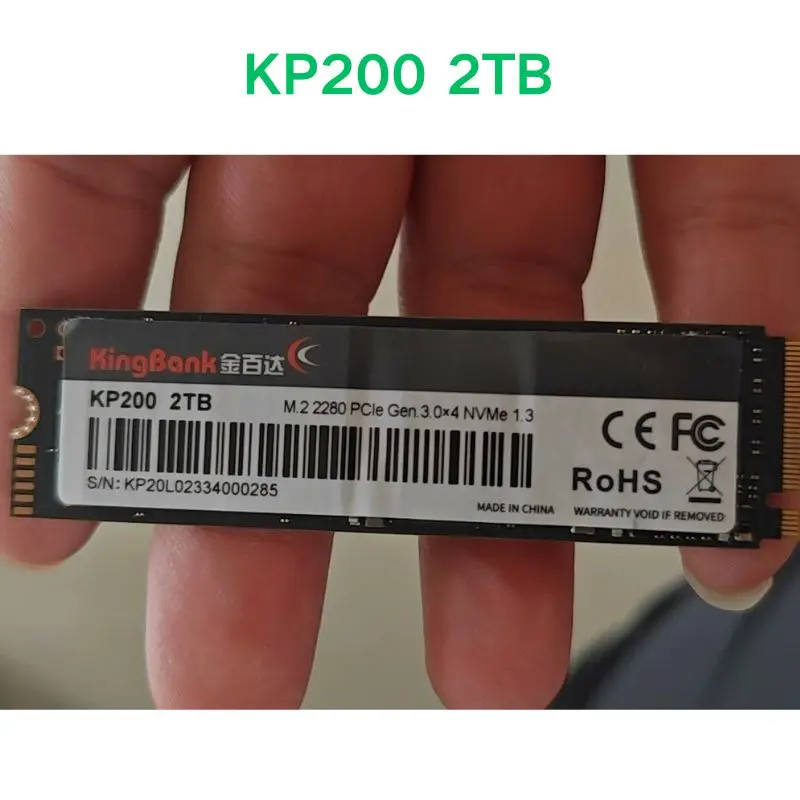 Подержанный тест OK KP200 Твердотельный накопитель емкостью 2 ТБ