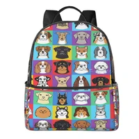 dog cat animal large backpack for kids boys girl school personalized laptop ipad tablet travel school bag with multiple pockets