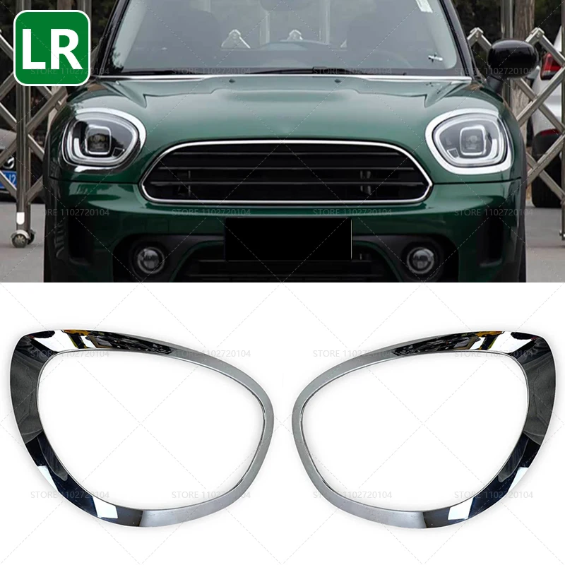 

Для BMW Mini Cooper Countryman 2017-2021 F60 Chrome, накладки на фары, кольца 51137388117 51137388118 51138739351 51138739352