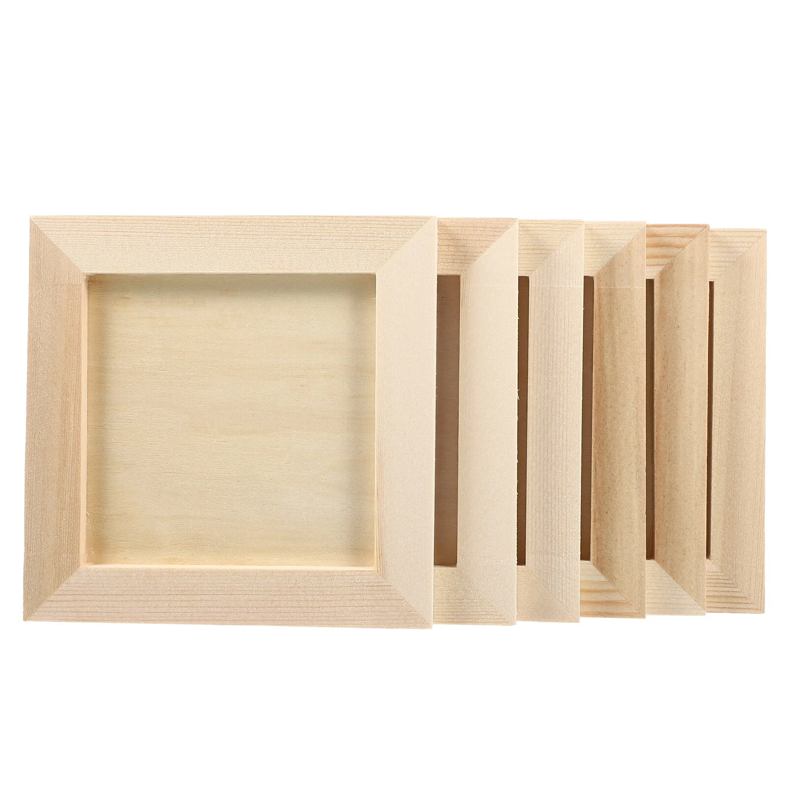 

Oil Painting Frame Decorative Picture Wooden Photo Holders Personalized Rustic Frames Clay Kids