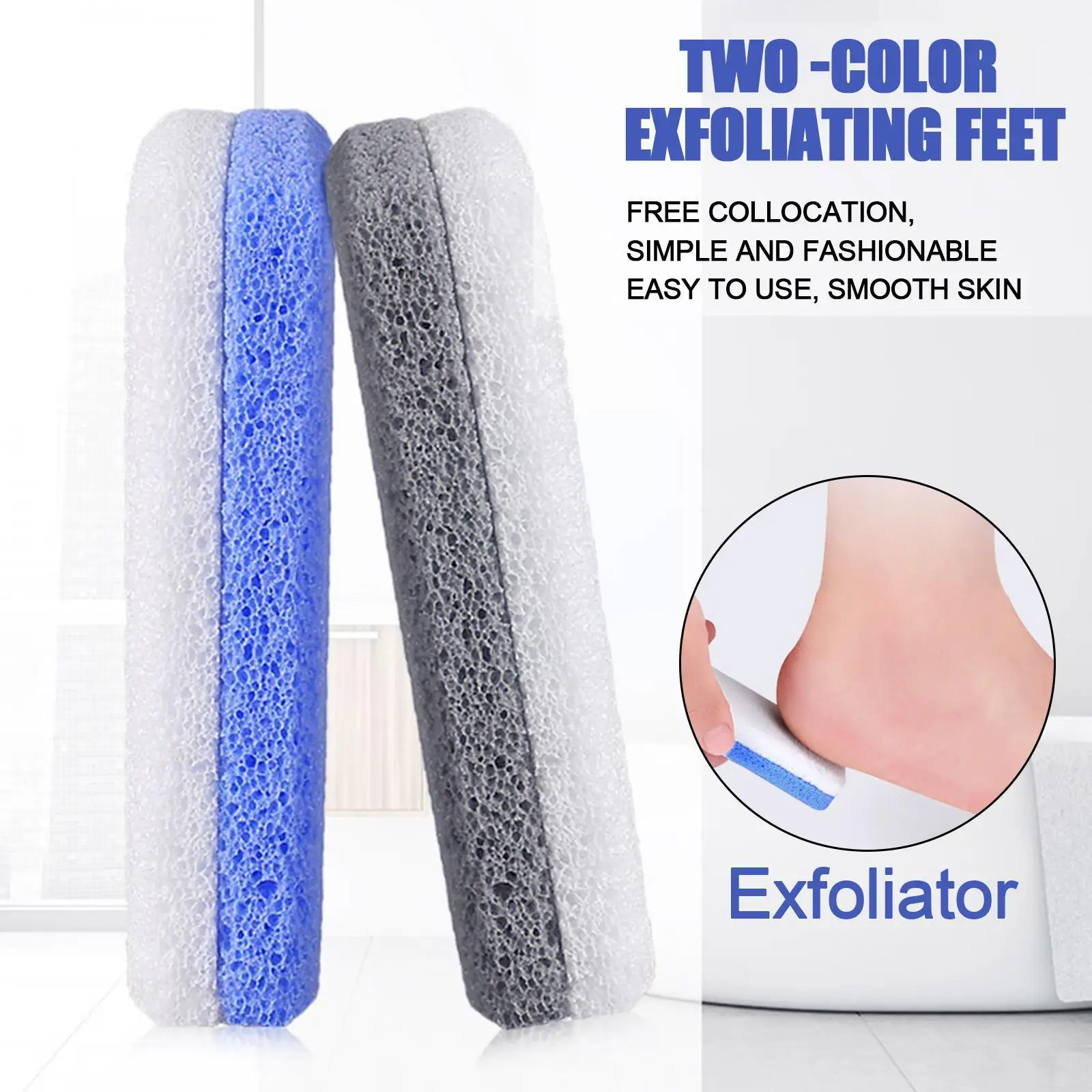 

Foot Pumice Stone Exfoliating Scrub Remover Foot Hands Foot Scrub Callus Accessories Foot Pumice Exfoliate Rasps Care Care V2C2