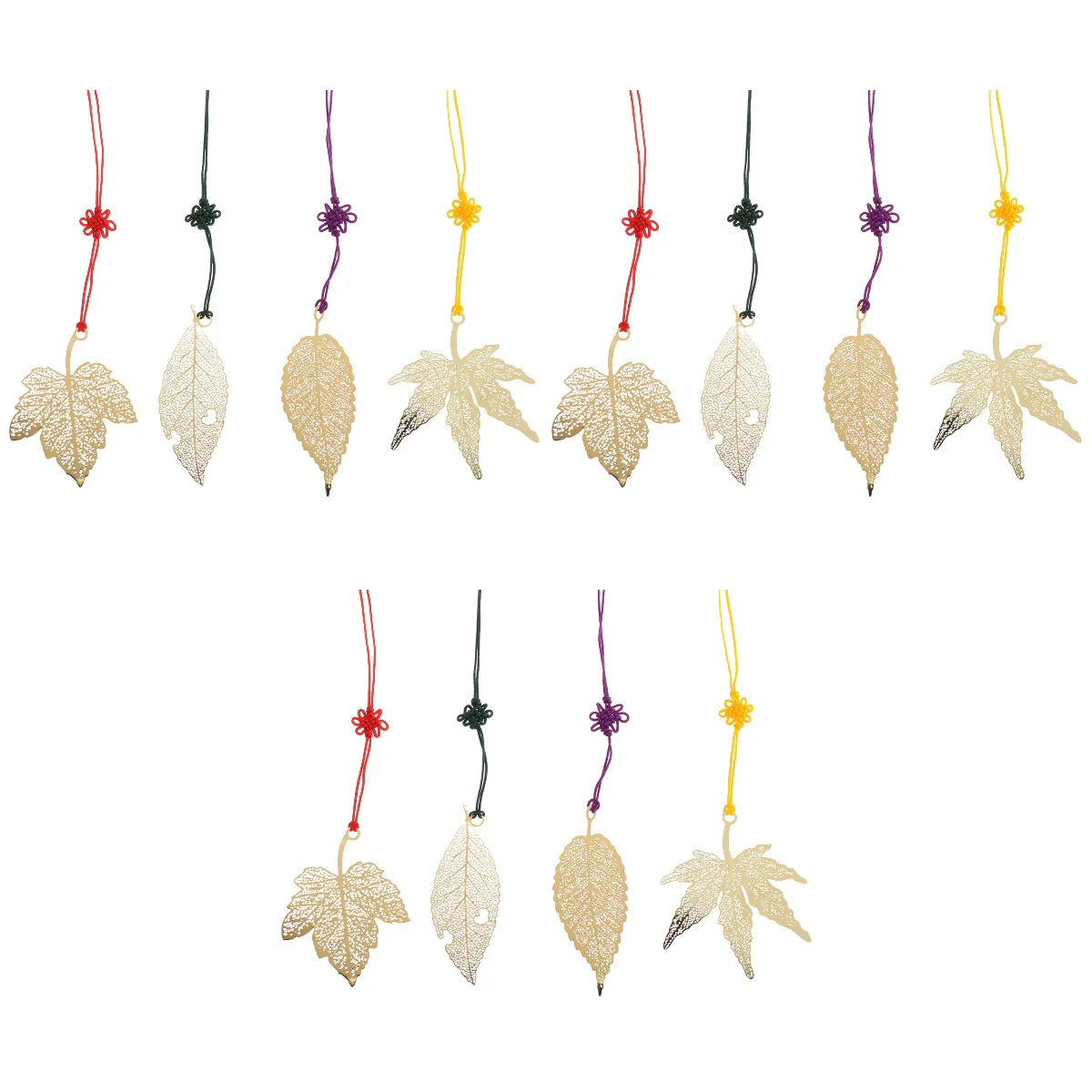 

Bookmark Leaf Metal Alloy Bookmarks Maple Leaves Books Golden Pad Shape
