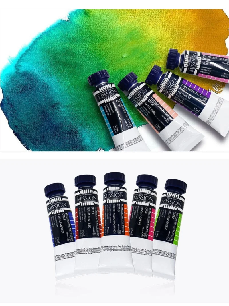 Najtaniej Korea MijELLO White Class Watercolor Paint Professional Artist Aquarela15ml Tubular Painting Student Supplies Art Supplies Kup Korea MijELLO White Class Watercolor Paint Professional Artist Aquarela15ml Tubular Painting Student Supplies Art Supplies