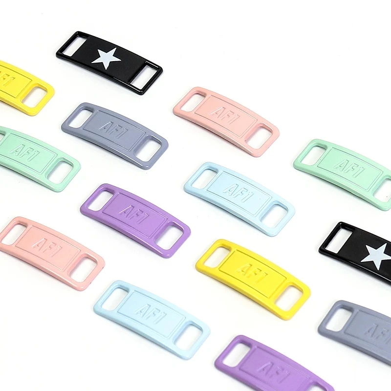 2pcs/pair Shoelace Buckle Metal Shoelaces AF1 Shoelaces buckle Accessories Metal Lace Lock DIY Sneaker Kits Metal Lace Buckle