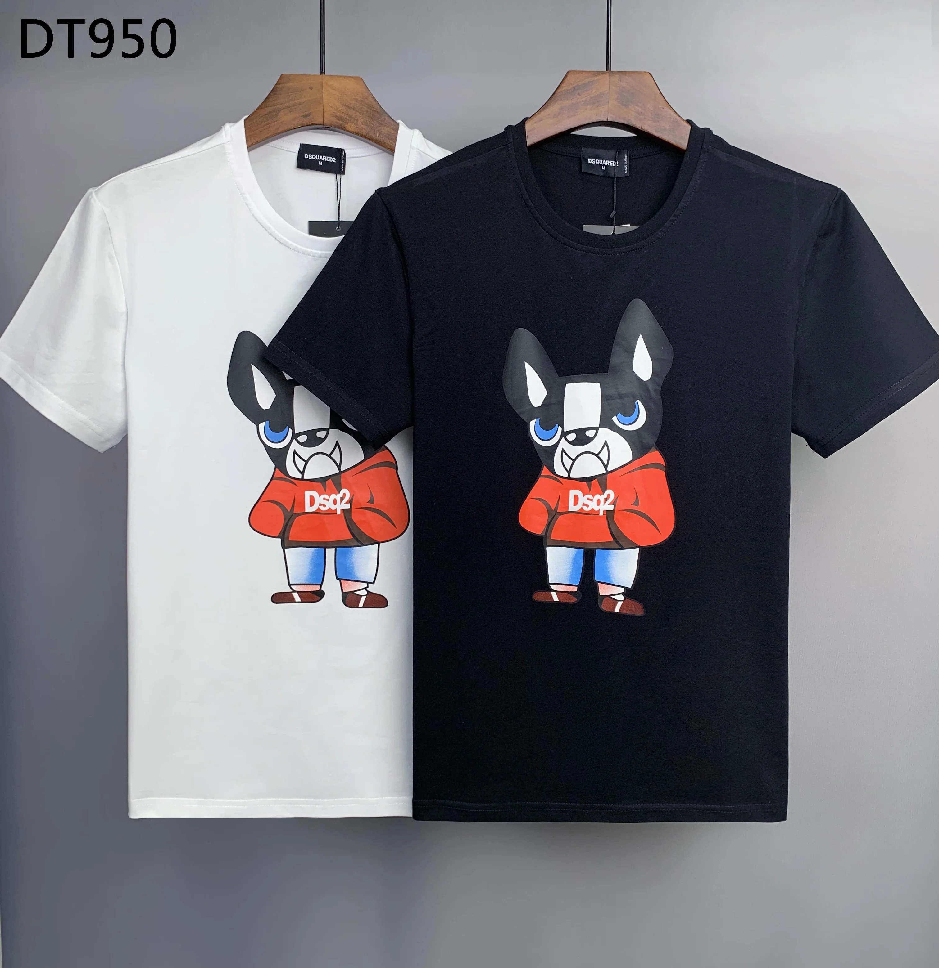 Dsquared2 Unisex Men Women Lovers Couple Fashion Casual Cotton Dsq2 Short Sleeve Round Neck T Shirt Boyfriend Gift T-Shirt DT950