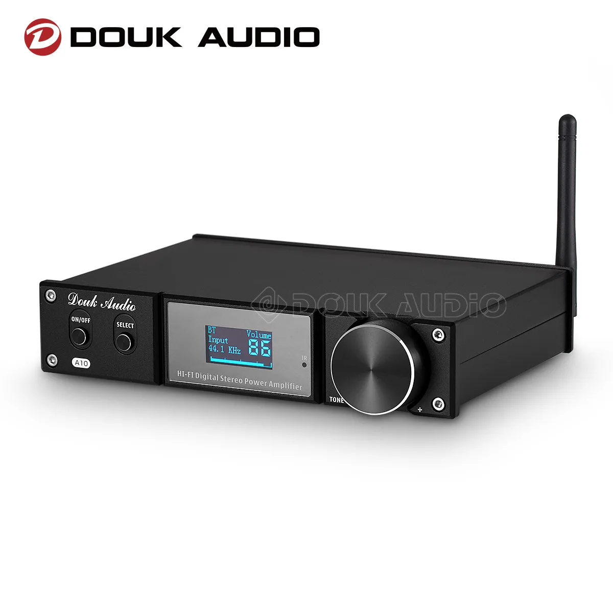 Цифровой усилитель Douk Audio HiFi Bluetooth 5 0/USB/OPT/COAX сабвуфер мощности DAC домашний