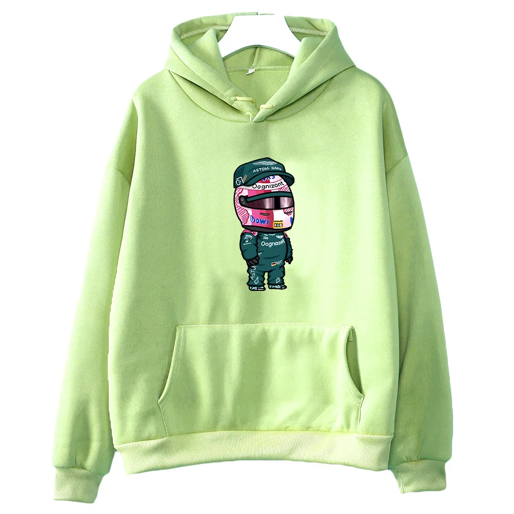 

Mini Racer Racing Car Comic Print Hooide Y2K Fashion Autumn Sweatshirt Women/men Cute Hooded Pullovers Casual Sudaderas Clothes