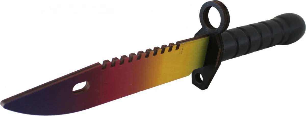 Деревянный игрушечный штык-нож &quotМ9&quot Градиент V2 |