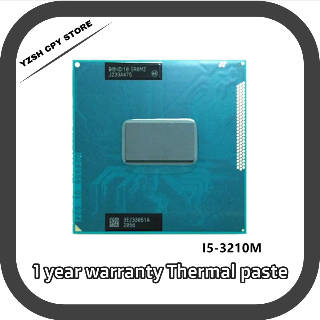 Intel Core i5-3210M i5 3210M SR0MZ 2 5 ГГц двухъядерный четырехпоточный ЦПУ процессор 3M 35 Вт