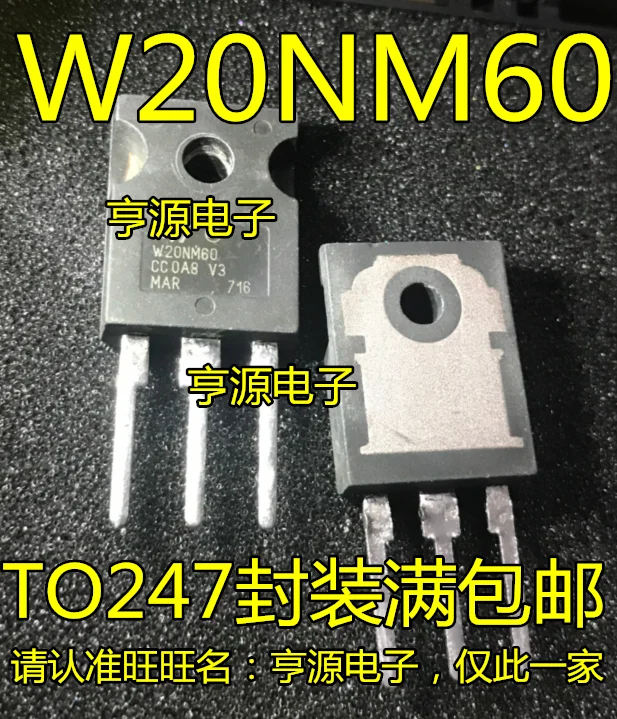 

10 шт./партия, новинка 100%, STW20NM60 W20NM60 NPN 20A600V
