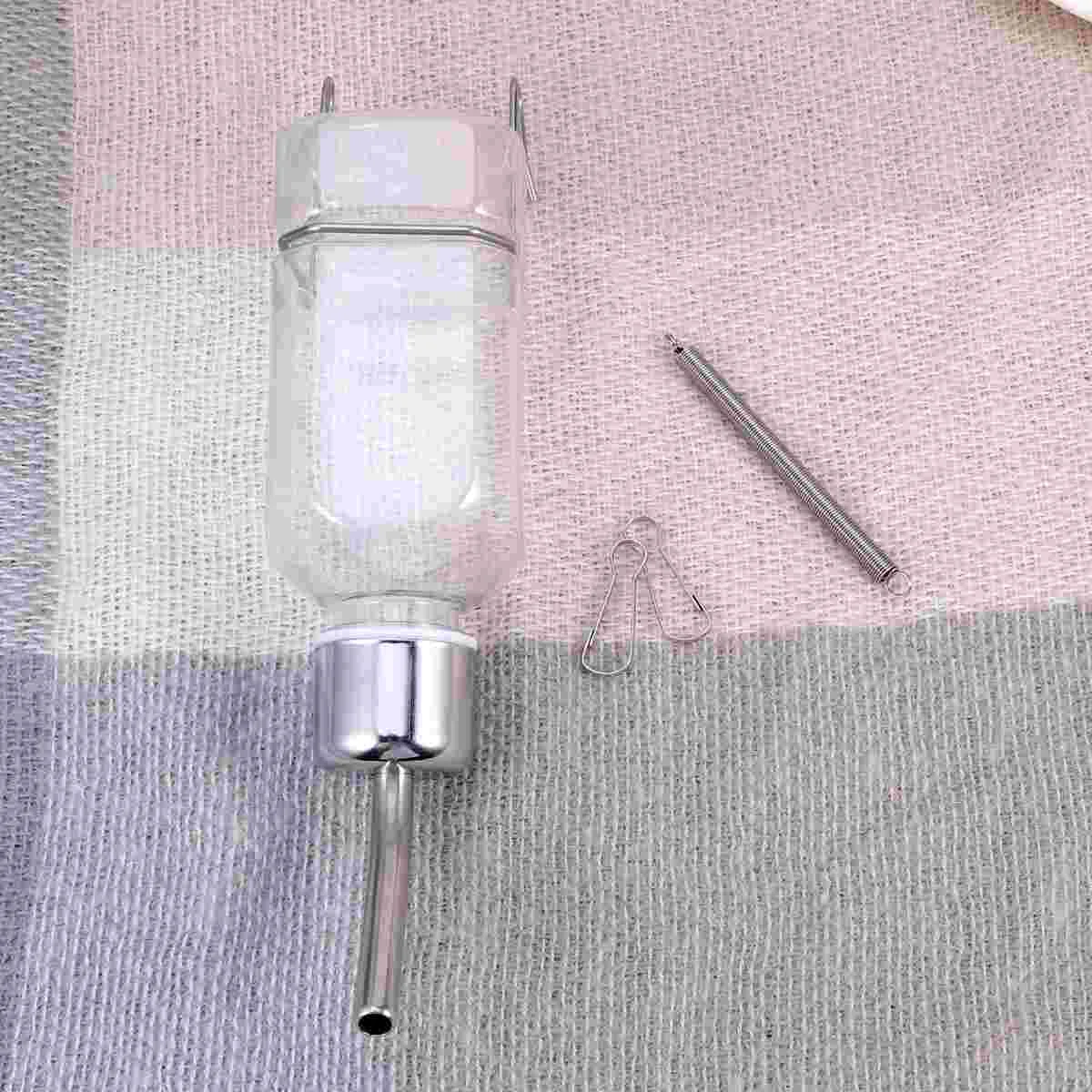 

Water Bottle Dog Pet Hamster Feeder Dispenser Rabbit Crate Drip Holder Automatic Cage Hanging Dogs Supplies Animal Stand