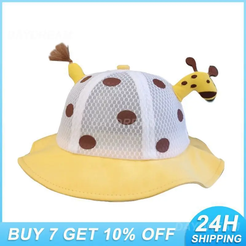 

Newborn Baby Hat Cotton Cute Animal Giraffe Sun Hat Fisherman Hat Newborn Photography Props Gift