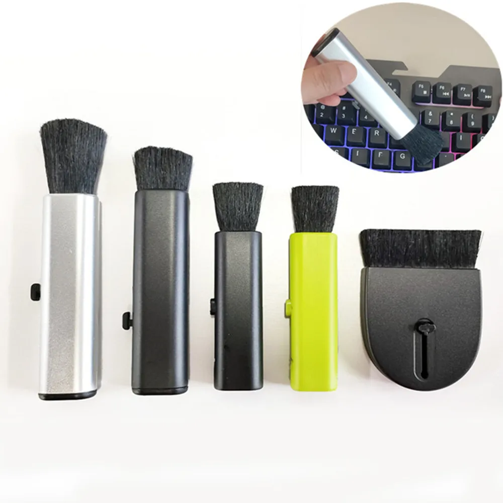 

Computer Keyboard Cleaning Tool Retractable Camera Musical Instrument Cleaning Brush Set Conditioning Air Outlet Cleaning Brush