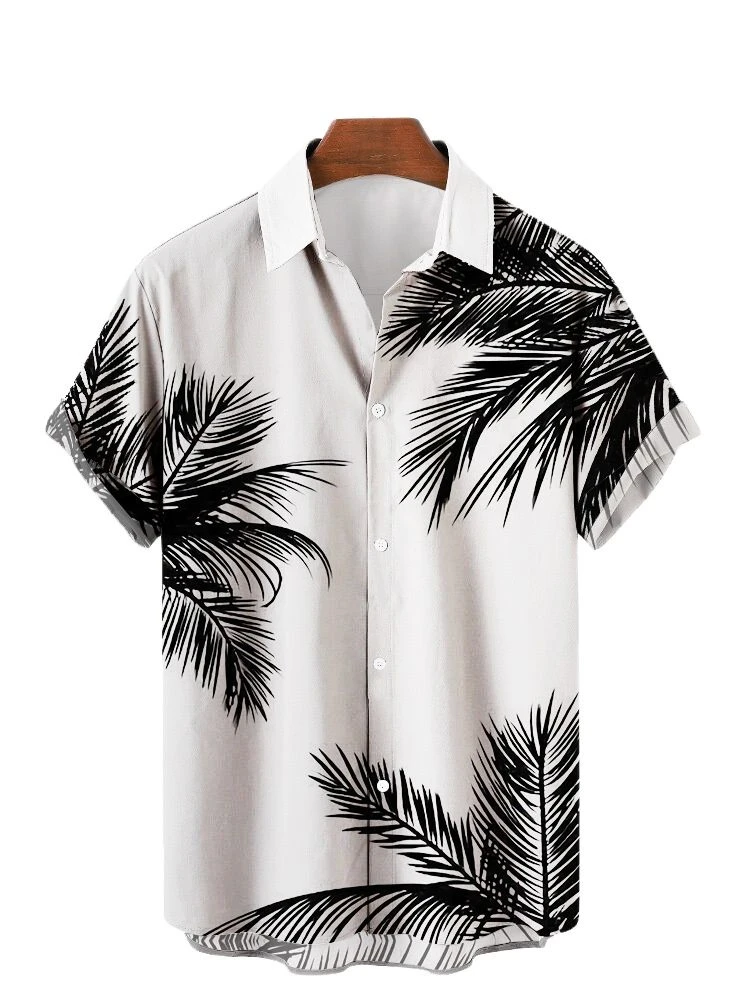 

Men's and women's casual short-sleeved shirt, Hawaiian oversized shirt with 3D digital printing, vintage street clothes in 2023