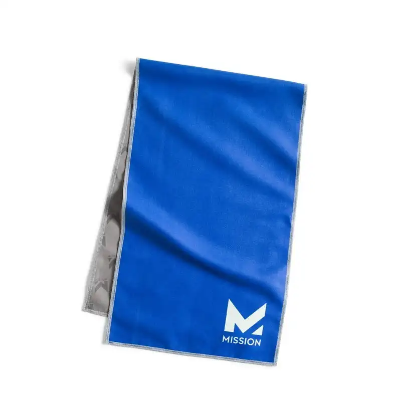 

Evaporative Cool Technology Cooling Towel, 10” x 33”, Blue Cold towel Toalla para lompiar el sudor Cooling towel Golf towel