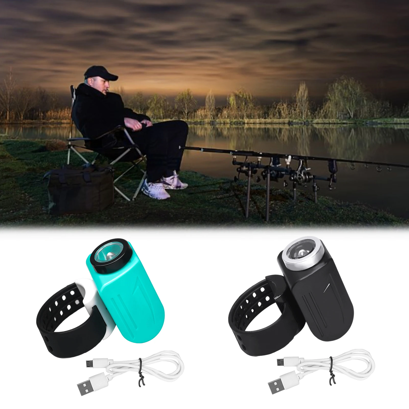 

LED Fishing Light Portable Night Fishing Lights For Dip Net Super Bright LED Supplies Lights USB Rechargeable Lamp Lanterns