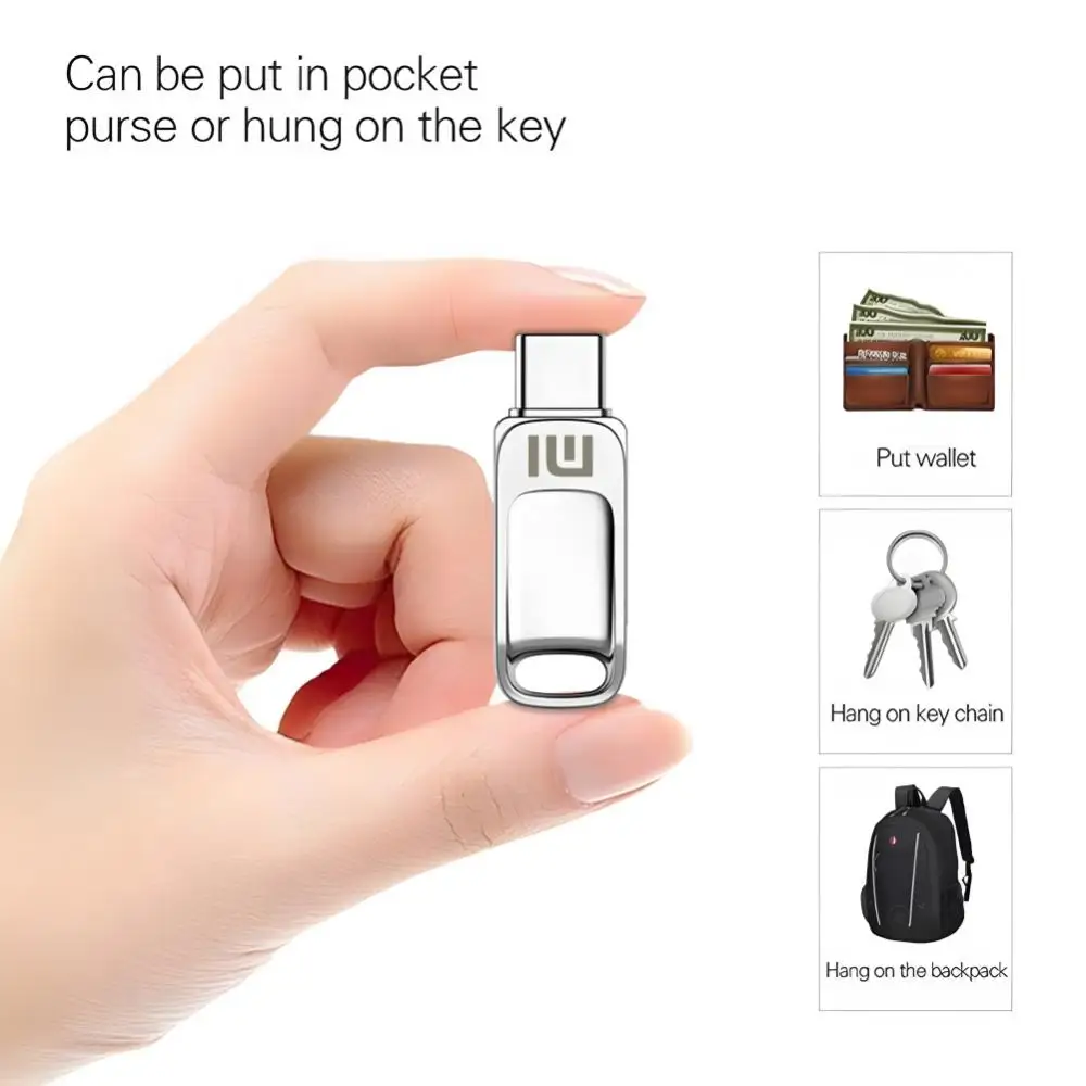 USB-флеш-накопитель Xiaomi USB 3 0 в металлическом корпусе