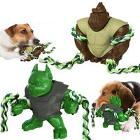 hot sale and new products super hero pet toy dog grinding and tooth cleaning training tools