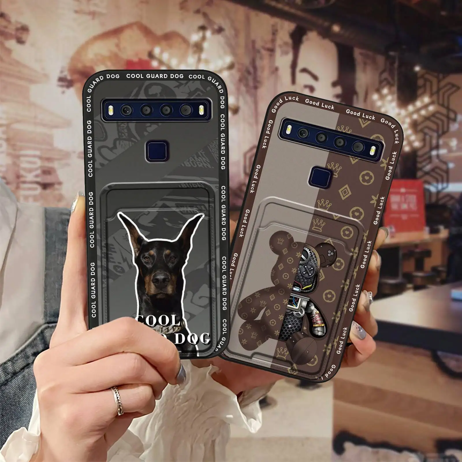 Полная оболочка прочный телефон для TCL 10L/10 Lite чехол карт противоударный мягкий