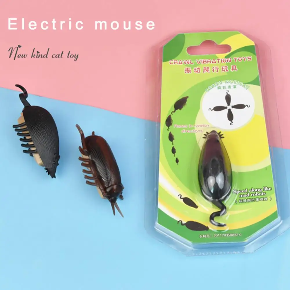 

Pet Toy Cat Toy Electric Mouse Cockroach Simulation Mouse Interactive Training Tease Toys for Cats Pet Supplies Cat Accessories
