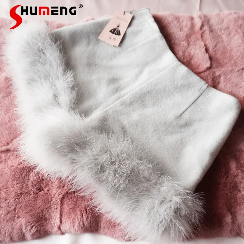 

Милые шерстяные шорты с кисточками и японскими перьями для женщин, приталенные черные шорты с высокой талией, новые горячие штаны на осень и зиму, шорты-ботинки