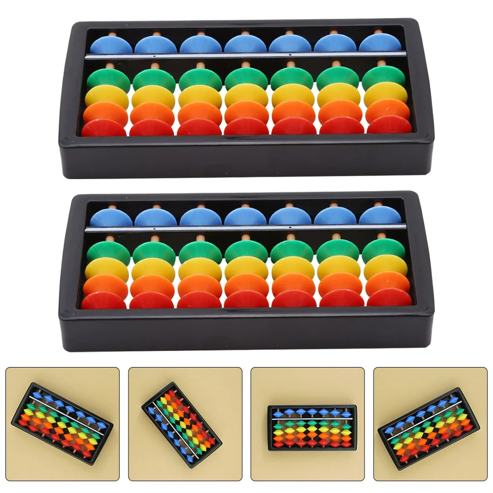 

2pcs Educational Practical Abacus Arithmetic Abacus for Children Kid School Home