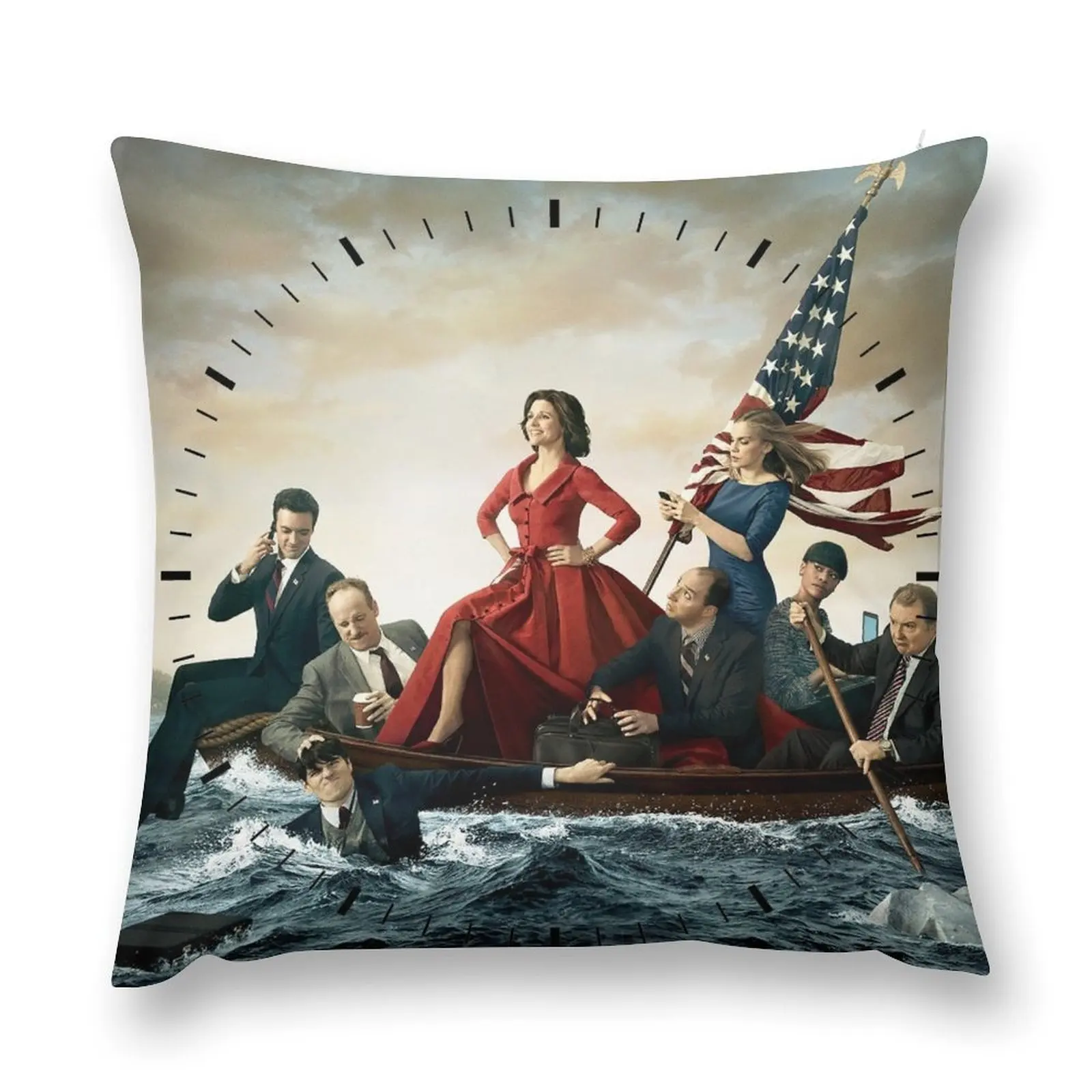 Декоративная подушка Veep Clock диванные подушки декоративная наволочка чехол для