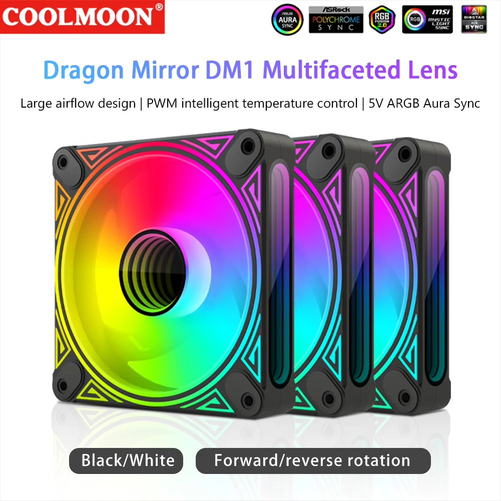 

Бесшумный охладитель для ПК, 120 мм, 6 контактов, RGB-светодиод, 12 см, 5 в постоянного тока