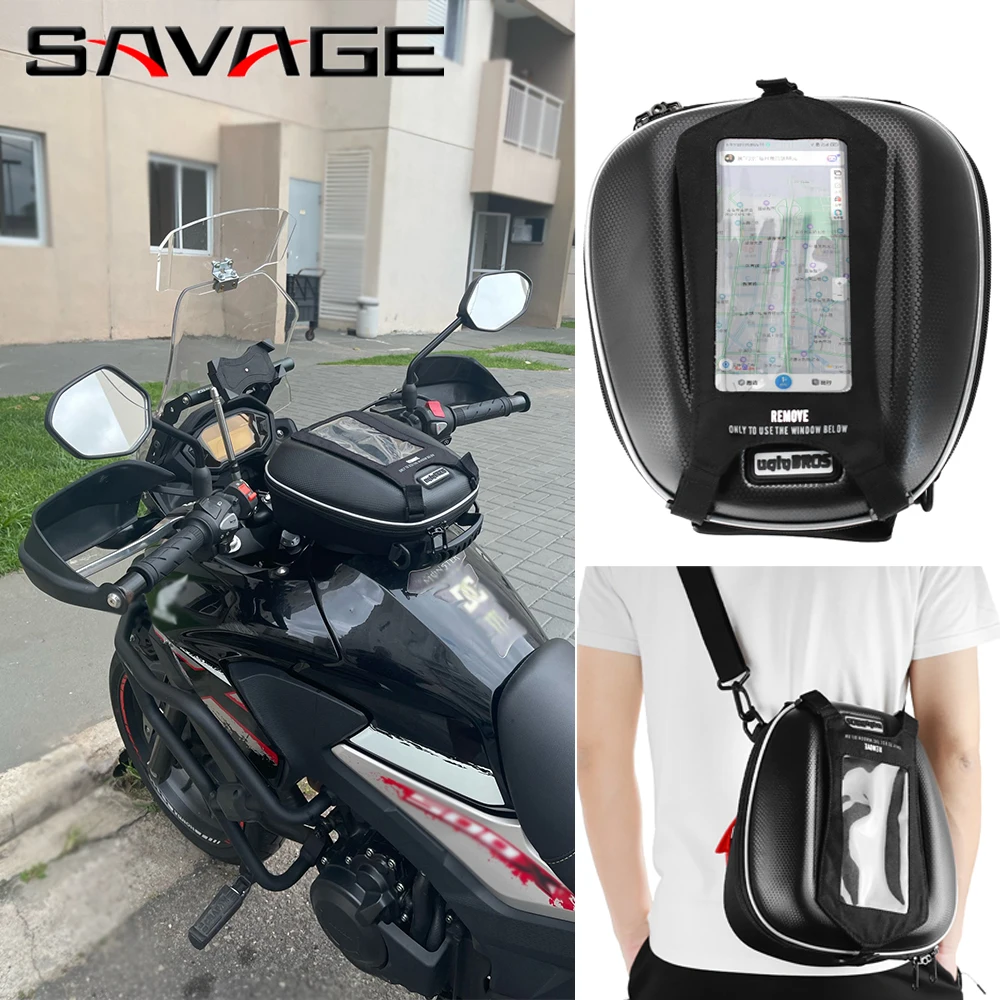 

Saddle Fuel Tank Bag For SUZUKI DL 650 1000 1050 XT V Strom Racing Motorcycle Luggage Bag GPS Navigation Luggage Box Waterproof