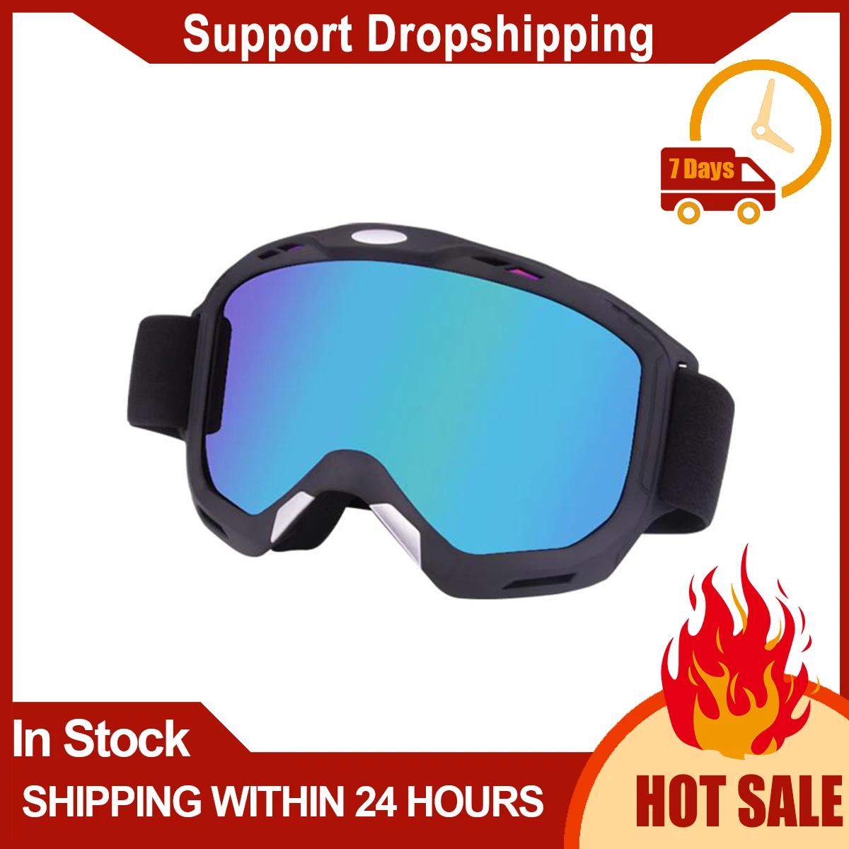 

Adult Motocross Goggles Motorcycle Goggles Glasses Off-road Ski Helmet Googles Motorcycle Glasses Eyewear Snowboard Racing