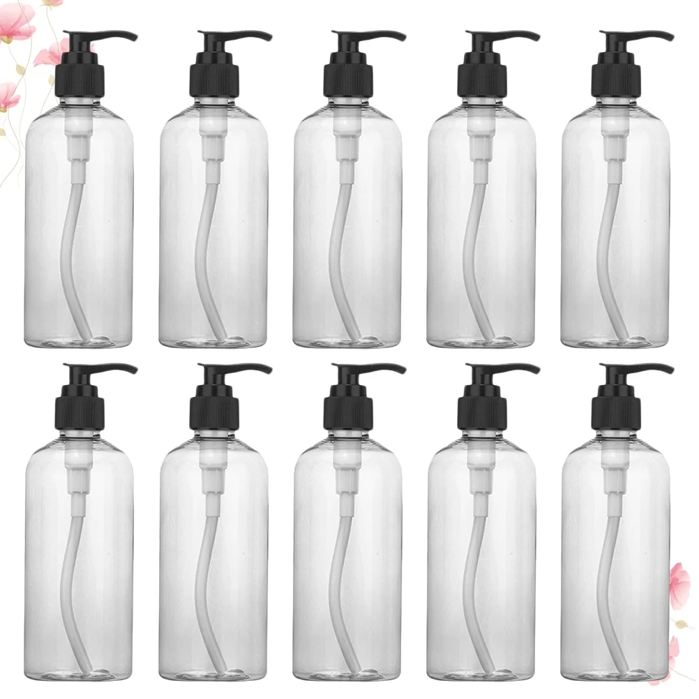 

Bottle Soap Pump Dispenser Lotionbottles Bootle Refillable Shampoo Hand Clear Empty Dispensers Foaming Container Gelkitchen