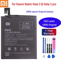 2022 100 original bm46 replacement battery 4050mah for xiaomi redmi note 3 note3 pro note3 redrice authentic phone batteries