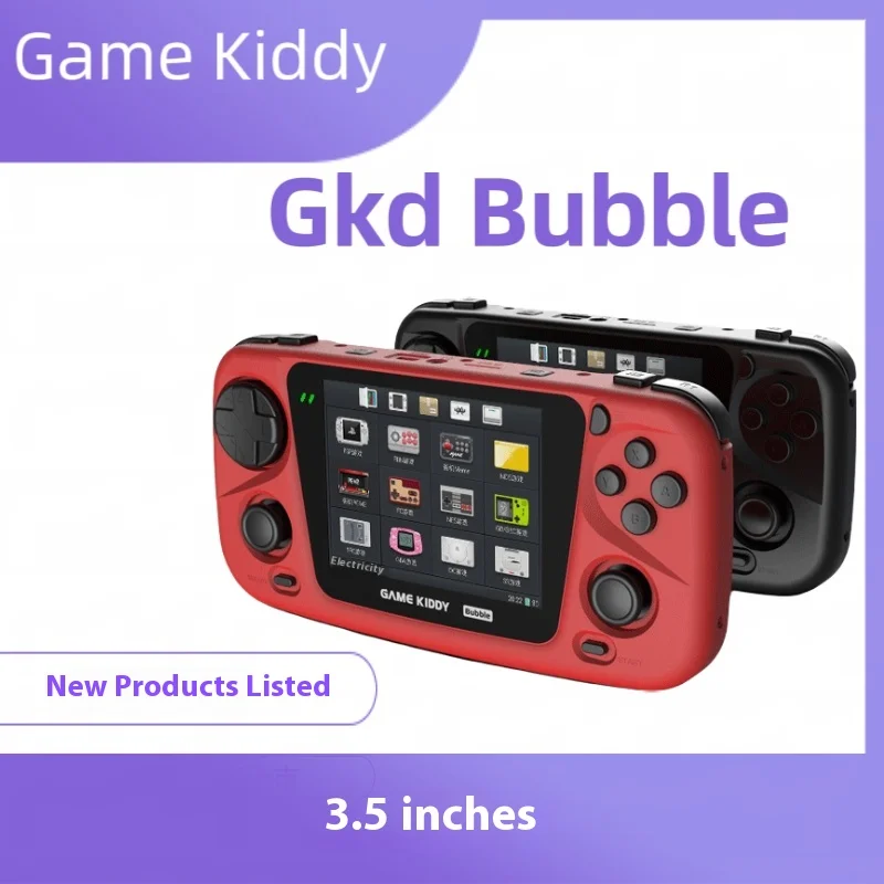 Новая игра Kiddy Gkd Bubble 3 5 дюйма мА Rk3566 Процессор Hdmi видеовыход портативная Ретро