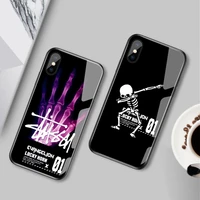 2022 fashion gifts led phone case for iphone 13 12 pro max 6 6s 7 8 plus x xr xs call glowing led light up glass cover