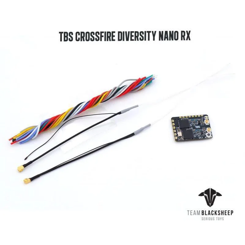 

TBS CROSSFIRE DIVERSITY NANO RX Dual Antenna Receiver 8-channel output Support PPM/SBUS/CRSF RC UAV parts