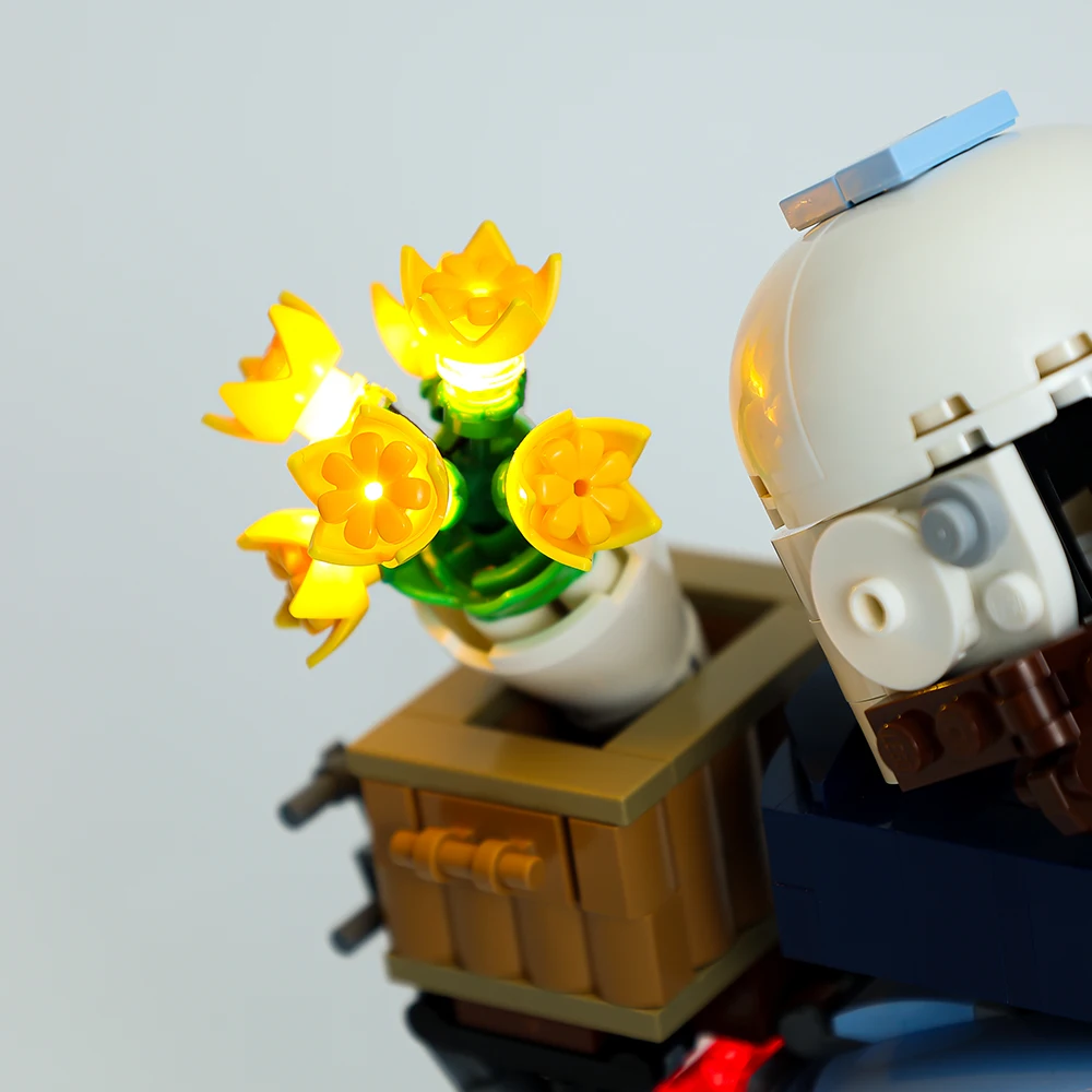 Светильник кой для Creator Expert 10298 Vespa 125 модель мотоцикла строительные блоки игрушки