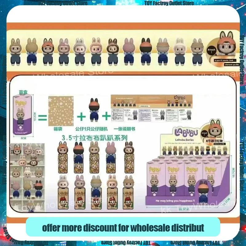 Labubu Sonny Angel Hippers Dreaming Animal Back Series Мини-фигурки Stitch Kuromi Телефон Рождественские