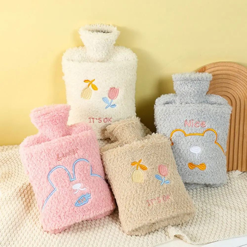 

Multipurpose 1000ml Cute Winter Plush Cover Hand Warmer Hot Water Bag Hot Water Bottle