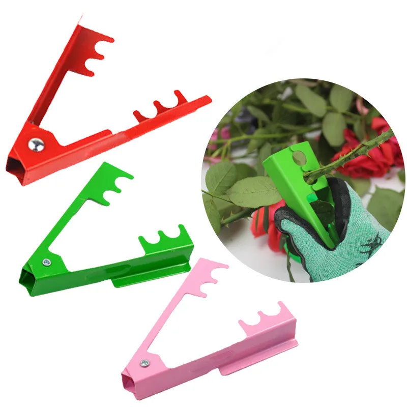 

Leaf Thorn Removal Clip, Flower Remover Tool Kit, Rose Stem Cleaner, Flowers Piercing Forceps, Safety Tool for Flower Shop, 1Pcs